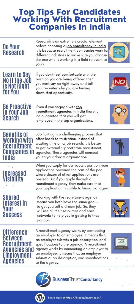 Tips For Candidates Working With Recruitment Companies In India